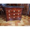 Chest of drawers in mahogany feather, Charles X style