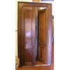pti481 walnut door with two doors and frame