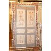 ptl321 porta con decori bordeaux, mis. max h235 x 140cm
