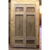 ptl351  n.2 porte simili con telaio finto marmo, mis. h cm222/230 x larg. cm 137/140
