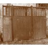 ptn187 cancello in legno da scuderia, mis. cm 294 x h 224
