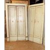 pts462  tre porte a due ante con telaio, mis. 124 x 220