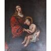 French School; Madonna and Child, 17th century, oil on canvas