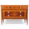 Rosewood veneered chest of drawers with boxwood, rosewood and stained maple inlays, Lombardy, late 18th century