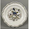 Grande piatto in maiolica Pasquale Antonibon , XVIII secolo cm 40