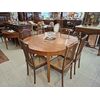 Oval cherry wood table
