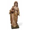 Madonna con Bambino, scultura in legno