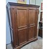 17th Century Tuscan Cabinet in Walnut and Cypress Wood