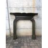 Cornice di camino in legno laccato a finto marmo