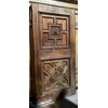 PTI714 - Oak entrance door, 19th century, dimensions cm W 111 x H 227