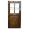 PTI768 - Antique walnut glazed door, 19th century, clear opening W 83 x H 186 cm