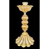 Heavy glass candlestick 'cordonato oro'. Barovier & Toso. Murano.