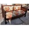 Empire style walnut sofa