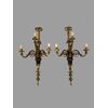 Coppia di appliques in bronzo