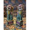 Pair of 18th-century Foo dogs
