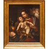 Scuola italiana, XVII secolo, Madonna con il Bambino e San Giovannino