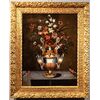 Natura morta di fiori in un vaso classico, Maestro del vaso a grottesche (attivo a Roma e Napoli nel primo quarto del XVII secolo)