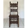 Louis XIV walnut carved folder chair. Lombardy 17th century