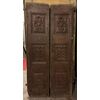 PTCI534 - Portoncino da ingresso, con ricchi pannelli scolpiti, epoca '700, luce cm L 86 x H 192