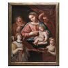 Antique painting: Holy Family, Italy, 17th century