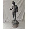 Elegante scultura in bronzo raffigurante Narciso - H 62 cm