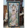 Bellissimo pannello Art Nouveau in marmi policromi - 179,5 x 80,5 cm