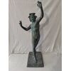 Bellissima scultura raffigurante Fauno danzante - H 81 cm