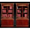 Pair of mahogany bookcases, France