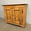 Antique fir sideboard, late 1800s, light wood, restored. Sought-after dimensions. Measures 103 x 47.50, h 90 cm.