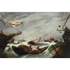 Pittore francese (fine XIX sec.) - Mare in tempesta.