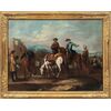 Giuseppe Zais (Forno di Canale 1709 - Treviso 1784) - Landscape with resting riders.