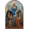 Giulio Carpioni (Venice 1613 - Vicenza 1678) - Madonna with Child among Saints Joseph, Francis, Dominic, and Anthony of Padua.