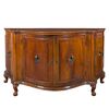 Solid walnut wood cabinet. Venice, 18th century.