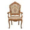 Carved wooden armchair. Venice, 18th century.