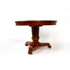 19th century walnut table with circular top
