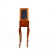 Small walnut veneered dressing table, late 19th century