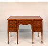 Polychrome painted satinwood desk, England, 19th century