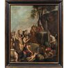 Giulio Carpioni (Venice 1613 - Vicenza 1678) workshop of - Moses brings forth water from the rocks.