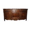 Magnificent French dark cherry wood credenza – late 19th century, Provençal style