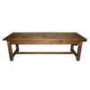 Large rustic oak table - late 19th century