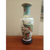 Polychrome porcelain Chinese vase