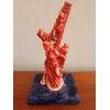Scultura in corallo rosso mediterraneo