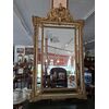 Mirror with golden frame