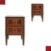 PAIR OF NEOCLASSICAL INLAID BEDSIDE TABLES, LATE 18TH CENTURY