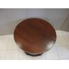 Round walnut coffee table, diameter 79xH59 cm