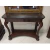 Carlo X style mahogany console from the 1800s, l119xW50xH96 cm.