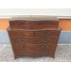 Walnut veneered chest of drawers (dresser) from the 18th century