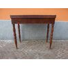 Empire style game table in mahogany feather from the 1800s, cm L86xP43xH74