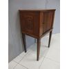 Louis XVI walnut bedside table with threads, early 1800s, dimensions L50xW36xH80 cm
