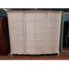 Painted 4-door wardrobe